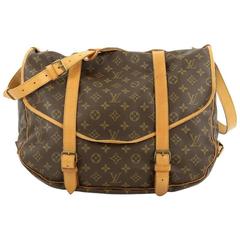 Louis Vuitton Saumur Handbag Monogram Canvas 43