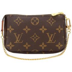 Louis Vuitton Mini Pochette Accessories Monogram Canvas Bag 