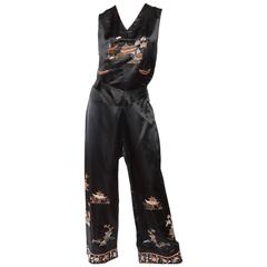 Antique Silk Chinese Pjamas 4