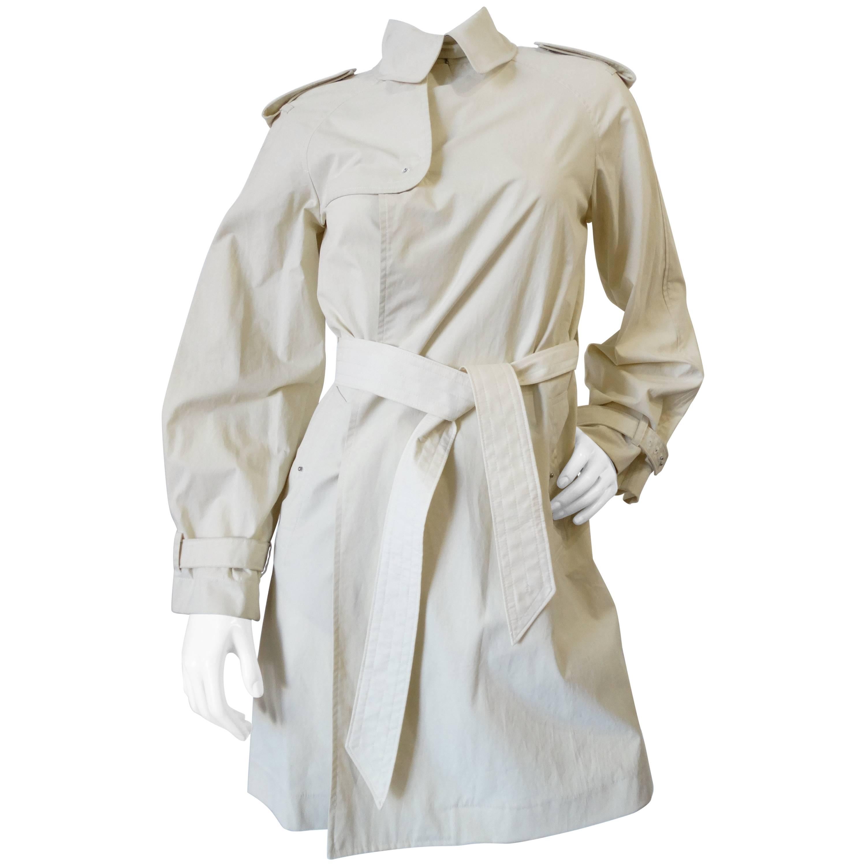 1990s Jean Paul Gaultier Mini Trench Coat For Sale