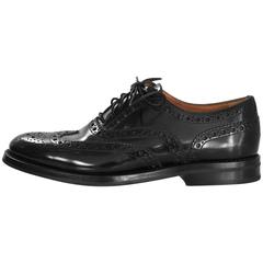 Church's Black Spectator Oxford Shoes sz 7