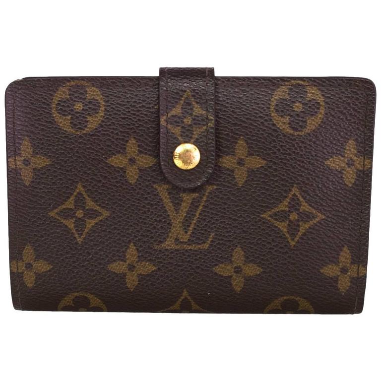 Louis Vuitton Portefeiulle Retiro French Push-Lock Wallet