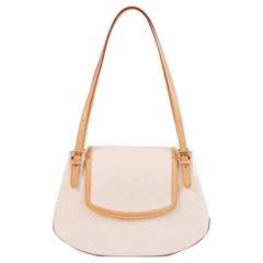 Louis Vuitton Biscayne Bay Vernis GM Pink Monogram Leather Shoulder Bag