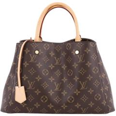 Louis Vuitton Montaigne Handbag Monogram Canvas MM