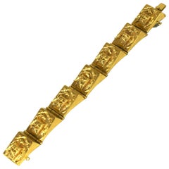 French 1930s Retro Link Bracelet