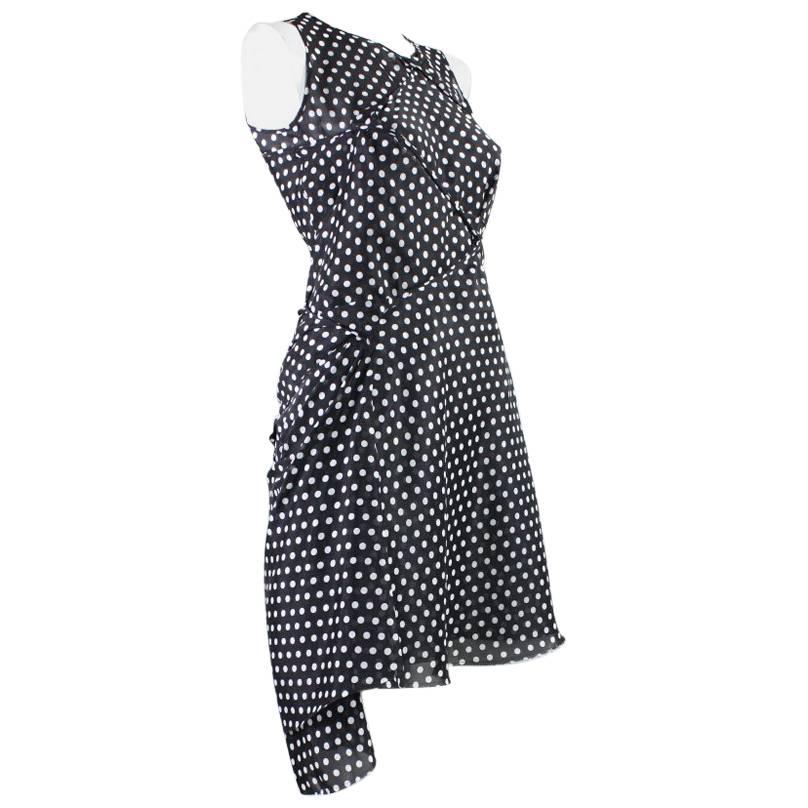 2003 Comme des Garcons Dotted Asymmetrical Dress For Sale