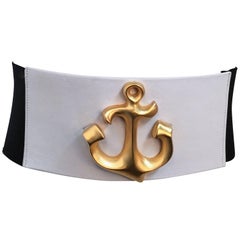 Vintage 80s Alexis Kirk Wide Anchor Belt