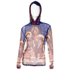 Jean Paul Gaultier Stained Glass Hooded Top