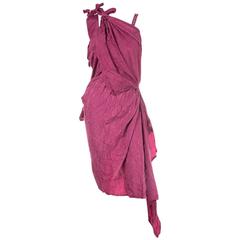 Issey Miyake Draped Deconstructed Avant Garde Dress