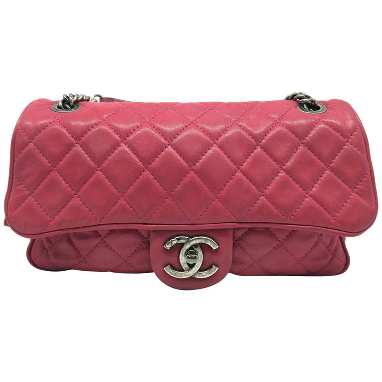 Chanel Easy Flap Bag Caviar Pink SHW