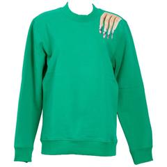 Raf Simons / Sterling Ruby 2014 Nails On Shoulder Print Sweatshirt 11