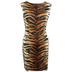 Plein Sud Leopard Sleeveless Dress 