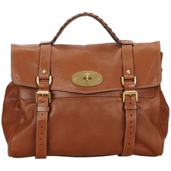 Mulberry Brown Leather Alexa Shoulder Bag