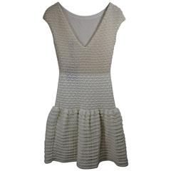 Louis Vuitton cream Knit Dress Size M (FR 40). Retail price 2600$