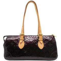 Louis Vuitton Rosewood Wine Red Vernis Shoulder Bag