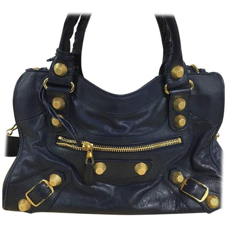 Balenciaga Part Time Giant Studs Handbag Leather at | balenciaga part time cm, metallic edge part time