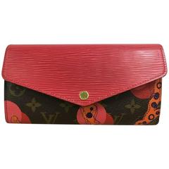 Louis Vuitton Sarah Wallet Epi Leather and Limited Edition Monogram Canva