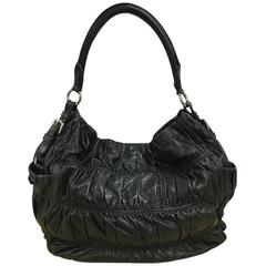 Prada Gaufre Side Pocket Hobo Nappa Leather Large