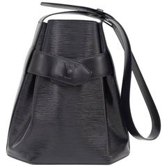 Vintage Louis Vuitton Sac Depaule PM Black Epi Leather Shoulder Bag 10