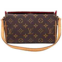 Louis Vuitton Recital Monogram Canvas Shoulder Hand Bag