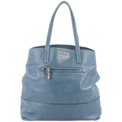 Miu Miu Double Pocket Tote Leather Medium 8