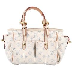 Louis Vuitton Glitter Cabas Handbag Monogram Satin GM