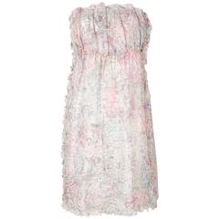 Chanel Pastel Silk Dress