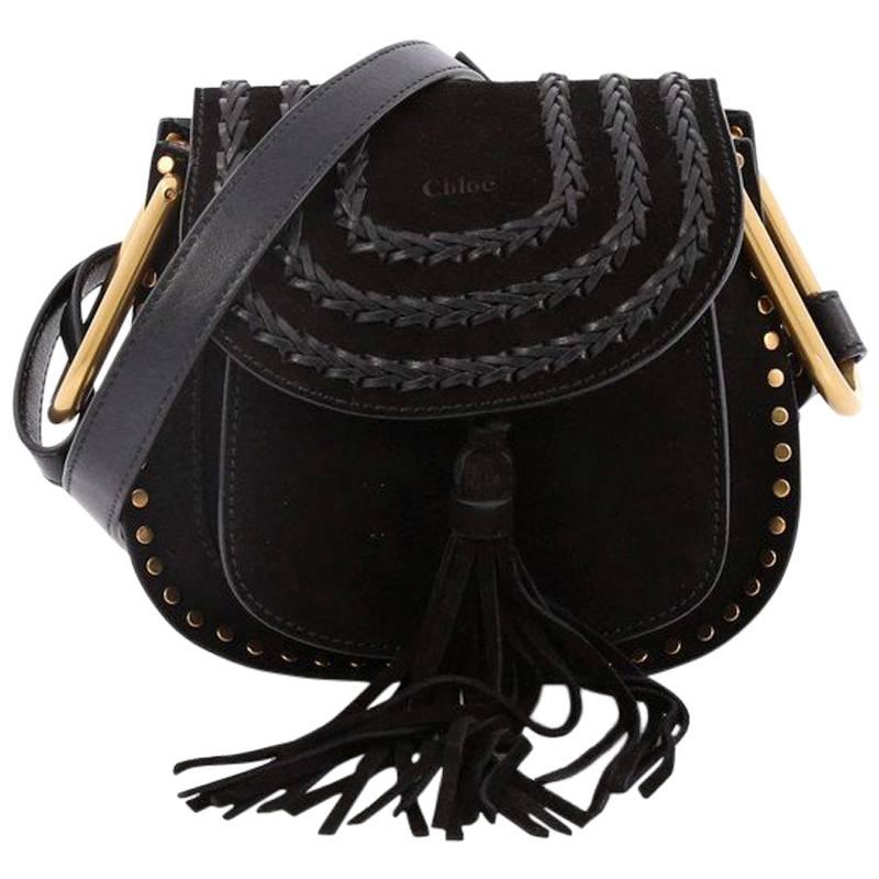 Chloe Hudson Handbag Whipstitch Suede Mini