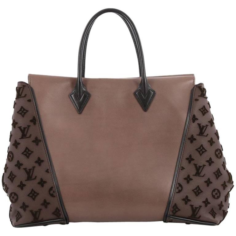 Louis Vuitton W Tote Cuir Orfevre and Veau Cachemire GM