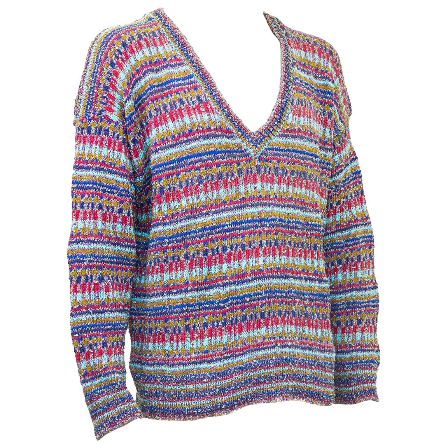 1970's Missoni Knit Sweater For Sale