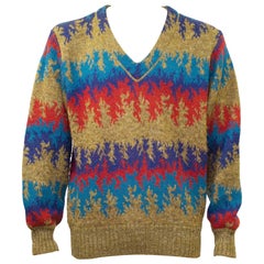 Classic Vintage 1970's Missoni Knit Sweater