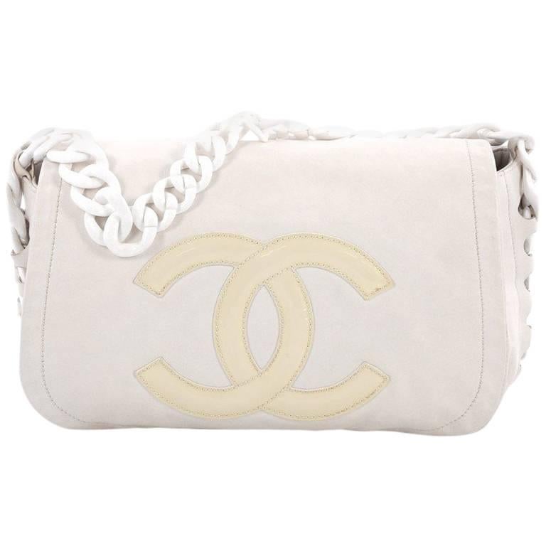 Chanel Resin Modern Chain Flap Bag Lambskin Medium