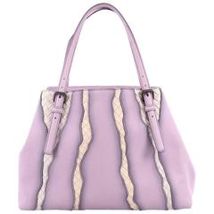 Bottega Veneta A-Shape Glimmer Tote Washed Nappa Leather with Intrecciato 10
