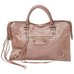 Classic City 38 Light Pink Metallic Leather