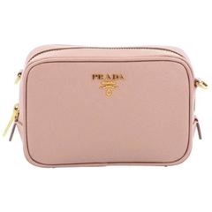 Prada Zip Crossbody Bag Saffiano Leather Mini