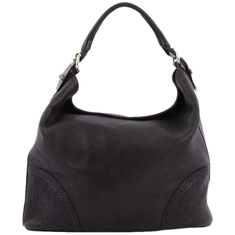 Gucci Signoria Hobo Leather Large at 1stDibs