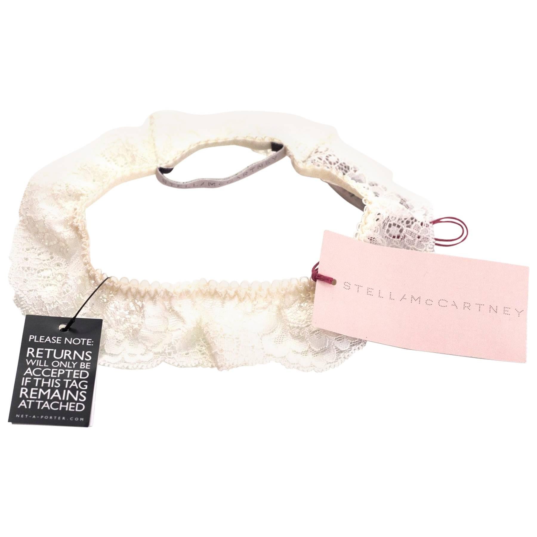 Stella McCartney White Lace Garter NWT