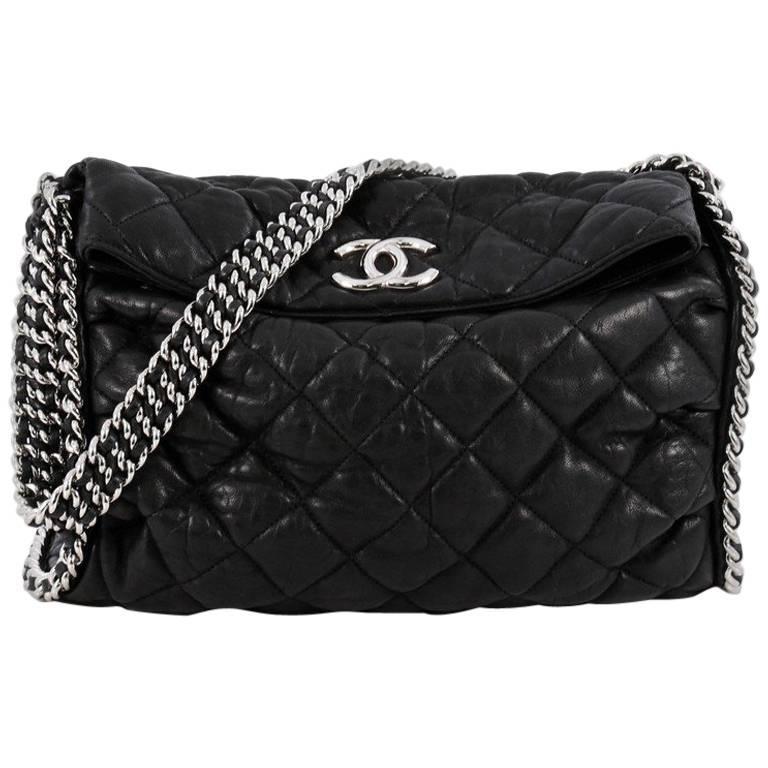 Chanel Chain Around Hobo Quilted Washed Lambskin at 1stDibs chanel