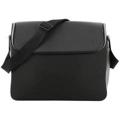 Louis Vuitton Taimyr Messenger Bag Taiga Leather and Canvas