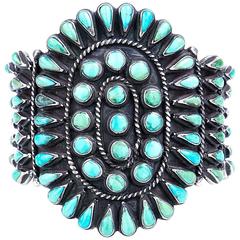 Monster Navajo Turquoise Cuff Bracelet