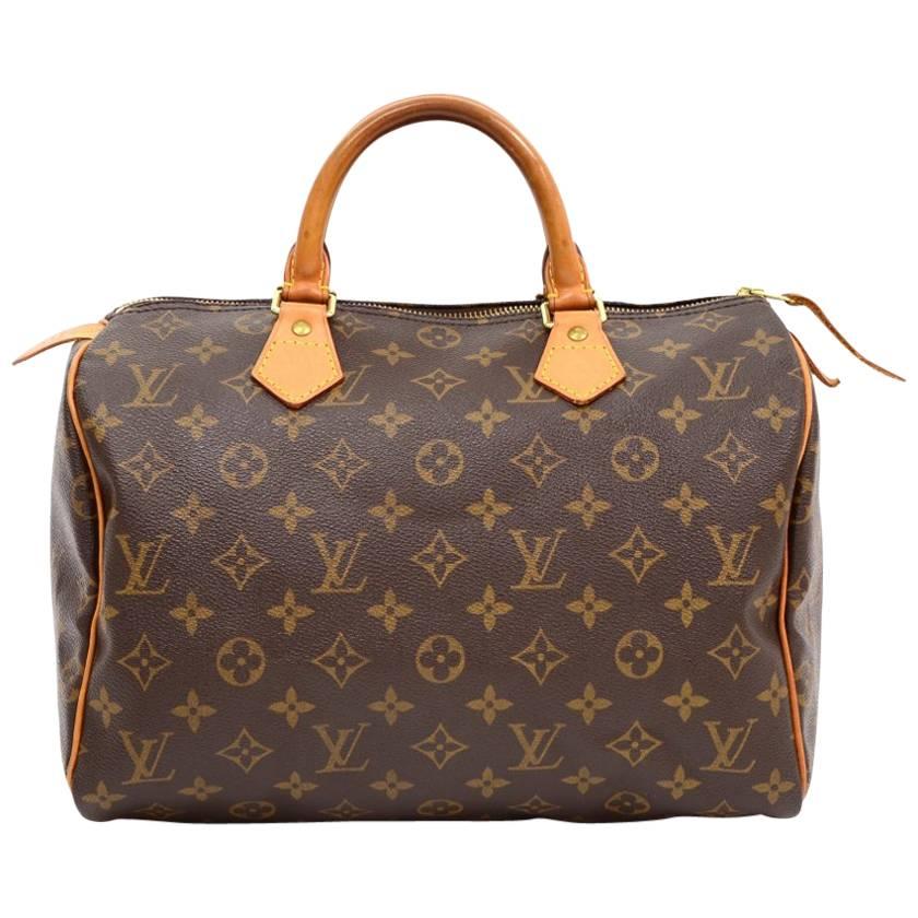 Louis Vuitton Speedy 30 Monogram Canvas City Hand Bag