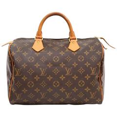 Louis Vuitton Speedy 30 Monogram Canvas City Hand Bag 11