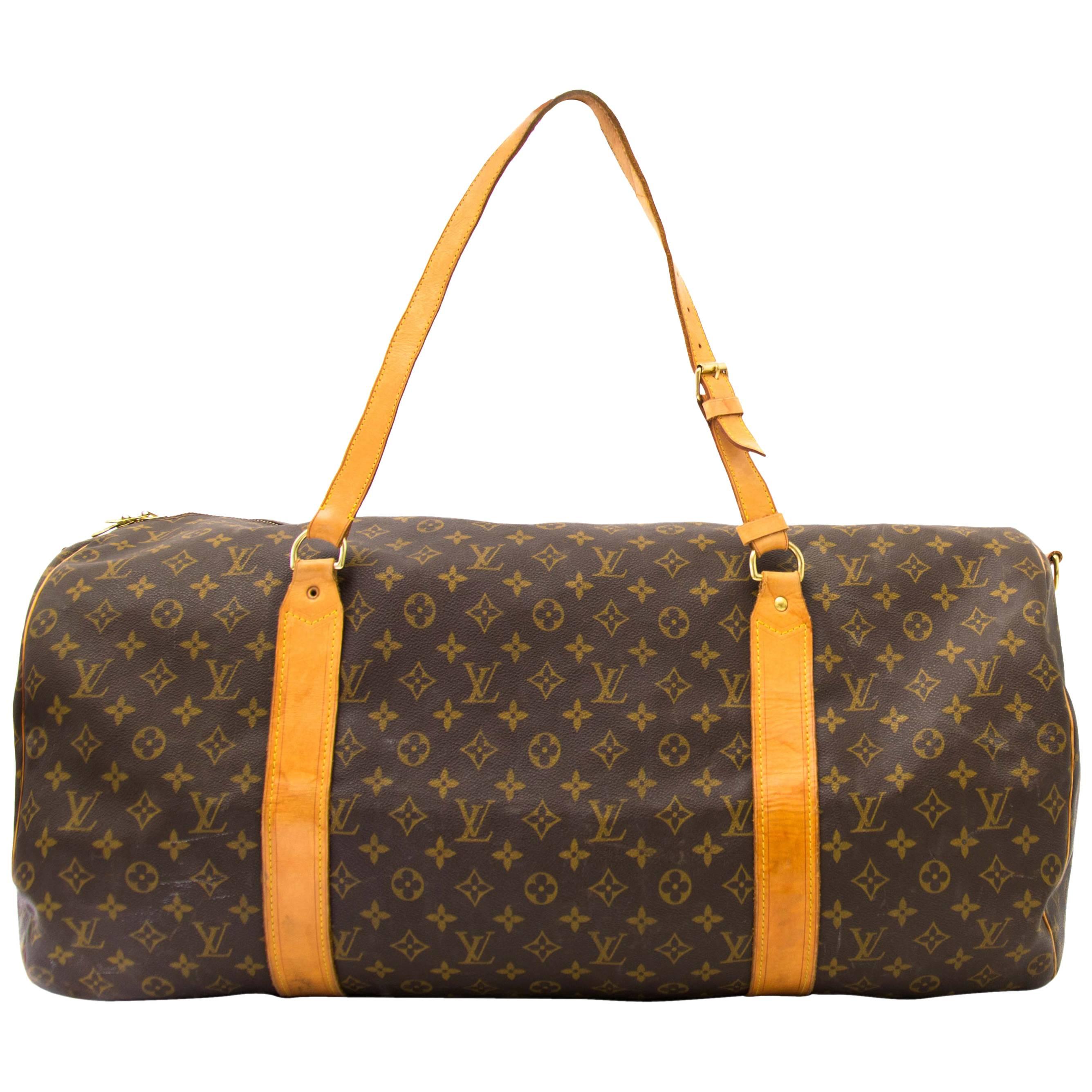 Louis Vuitton Monogram Polochon Travel Bag