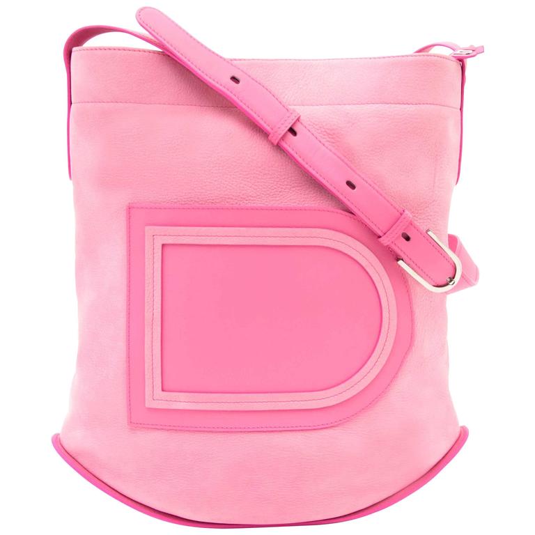 Delvaux Rose Allure Nubuck Le Pin at 1stDibs