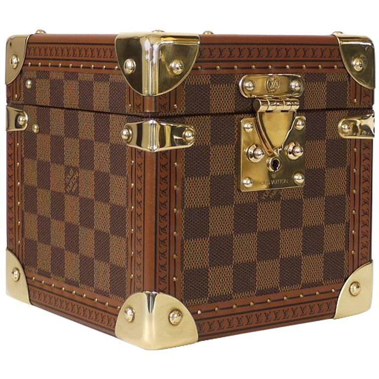 Rare Louis Vuitton Damier Canvas Coffret Merveilles GM Jewelry Case