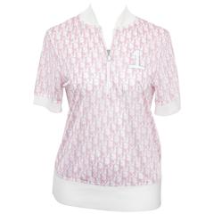 Christian Dior by John Galliano Pink Trotter Logo Shirt 9