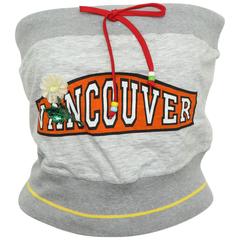 D&G Dolce & Gabbana Tube Top with "VANCOUVER" Logo 12