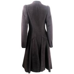 Alexander McQueen 2000 Collection Mohair and Alpaca Coat 6