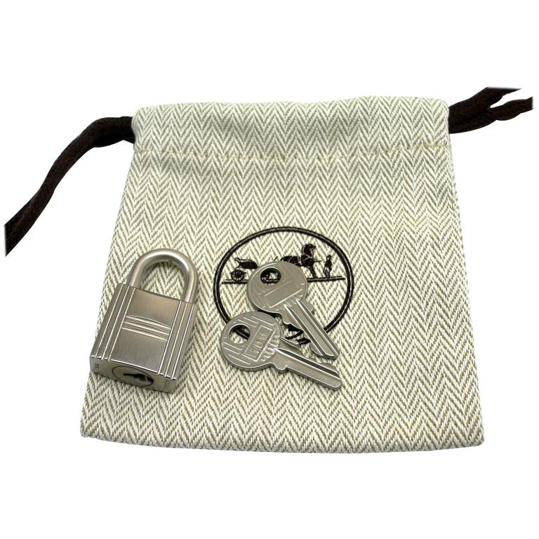 Hermès Cadenas Lock and 2 Keys For Birkin or Kelly bag / BRAND NEW at ...