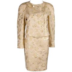 Valentino vintage brocade skirt suit 3